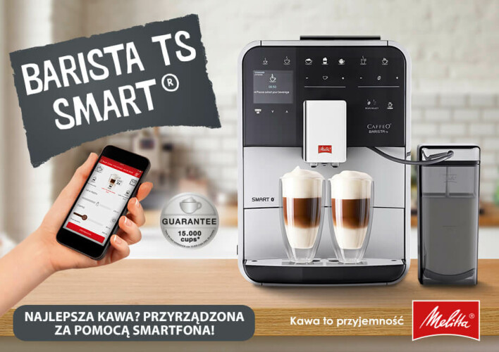 Ekspres do kawy Melitta BARISTA TS SMART stal nierdzewna