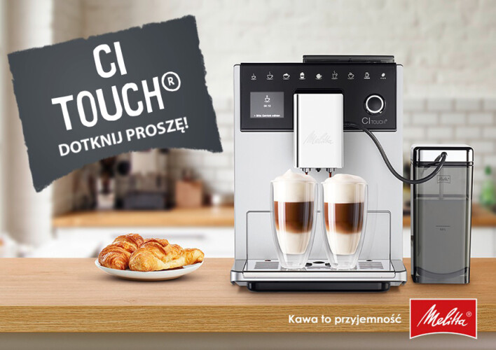 Ekspres do kawy Melitta CI TOUCH srebrny