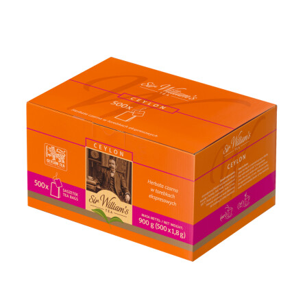 Czarna Herbata Sir William's London Ceylon Black Tea 500 szt.