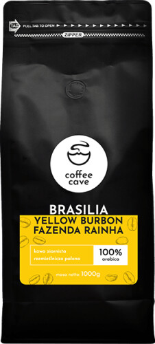 Kawa ziarnista Brazylia Yellow Burbon Fazenda Rainha 1kg