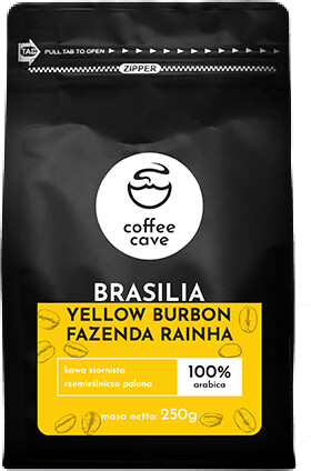 Kawa ziarnista Brazylia Yellow Burbon Fazenda Rainha 250g