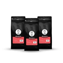 Zestaw kawy ziarnistej Brazylia Cerrado 3 x 1 kg